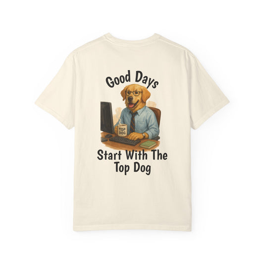 Golden Desk Jockey Tee – Comfort Colors® Garment Dyed Shirt