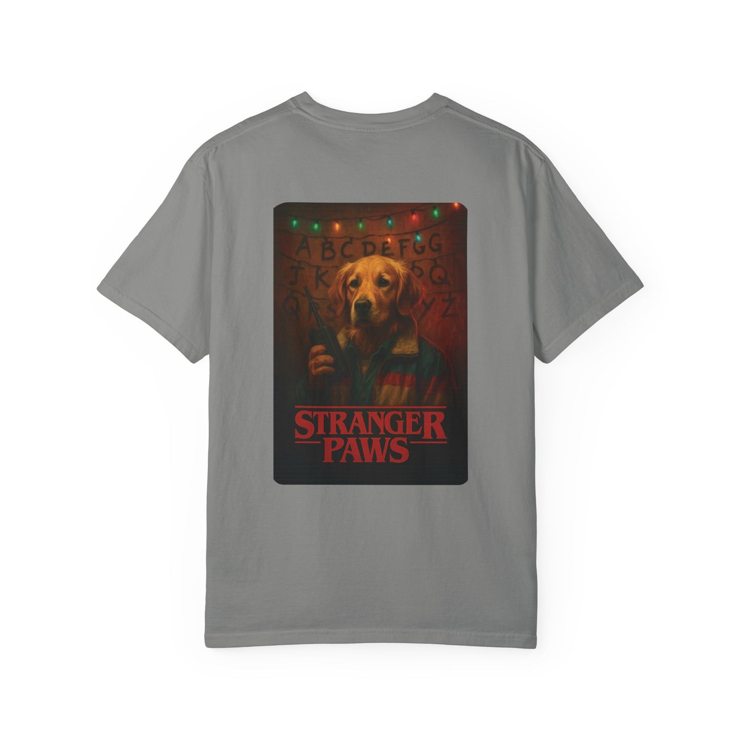 Stranger Paws Tee – Comfort Colors® Garment Dyed Shirt