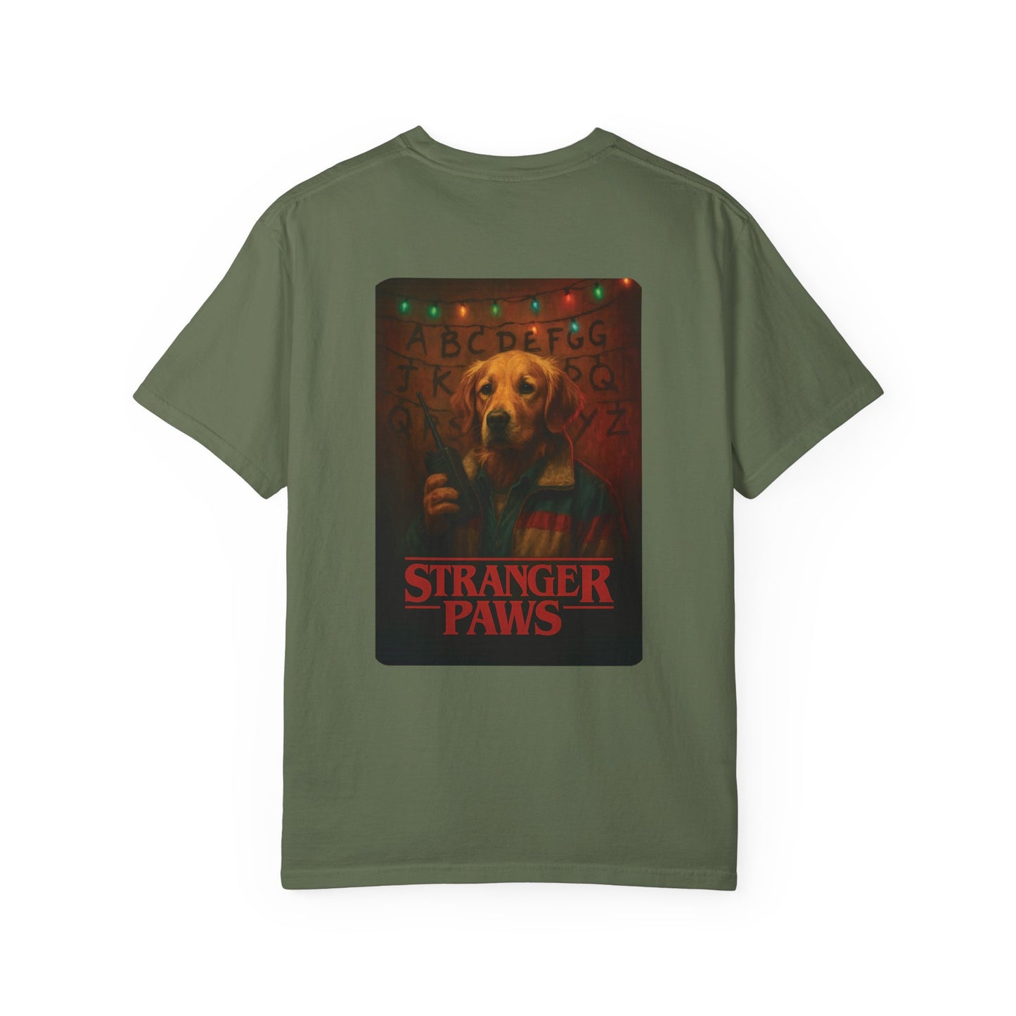 Stranger Paws Tee – Comfort Colors® Garment Dyed Shirt