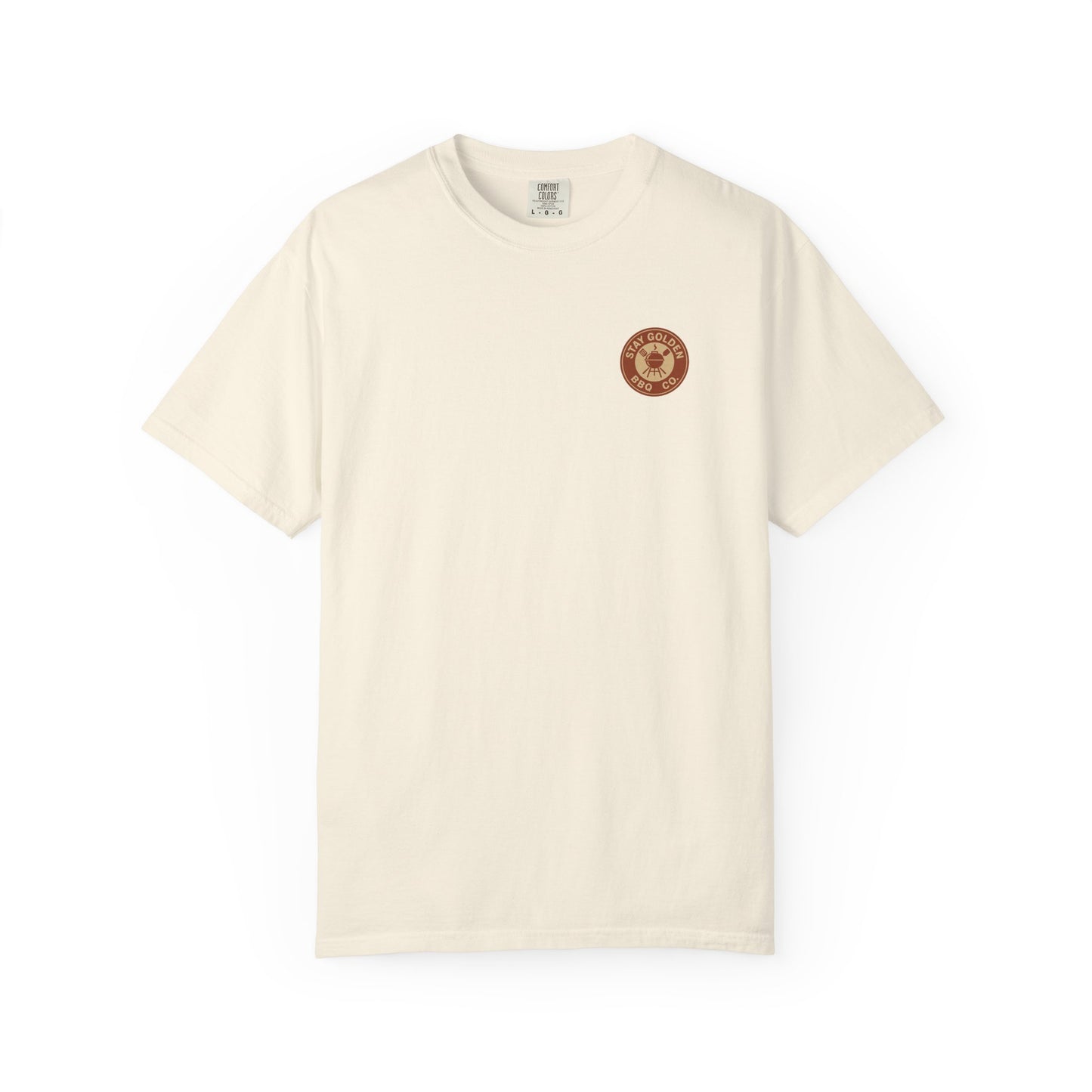 Stay Golden BBQ Co. Tee – Comfort Colors® Garment Dyed Shirt