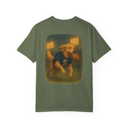 Stay Golden Football Tee – Comfort Colors® Garment Dyed Shirt