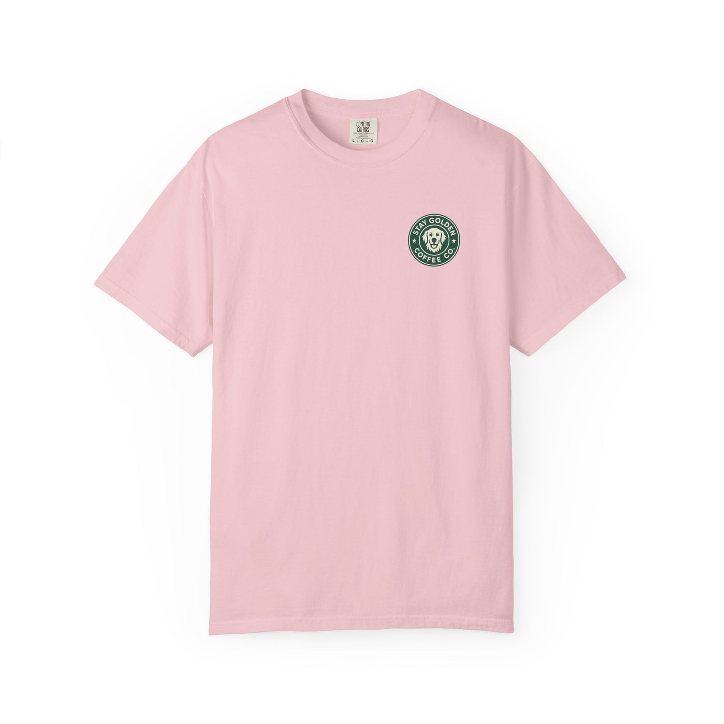 Coffee Break Pup Tee – Comfort Colors® Garment Dyed Shirt
