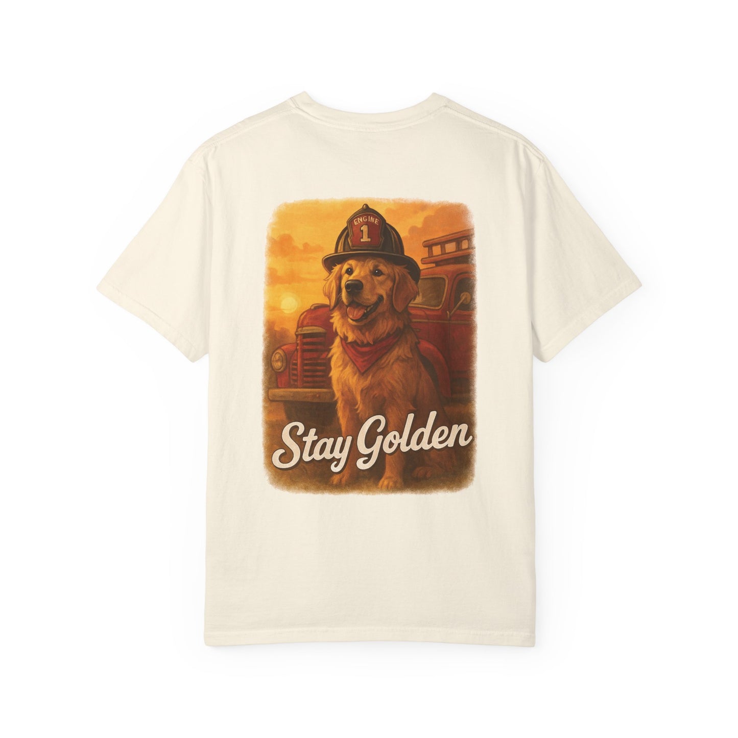 Firehouse Pup Tee – Comfort Colors® Garment Dyed Shirt