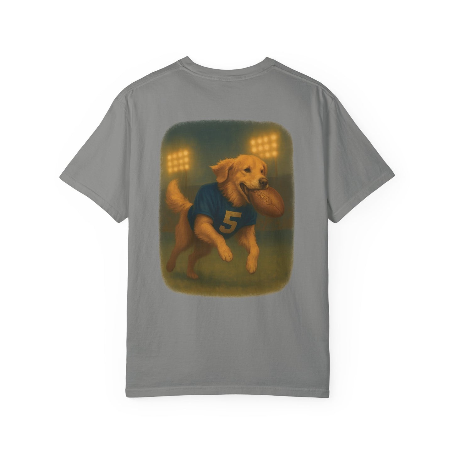 Stay Golden Football Tee – Comfort Colors® Garment Dyed Shirt