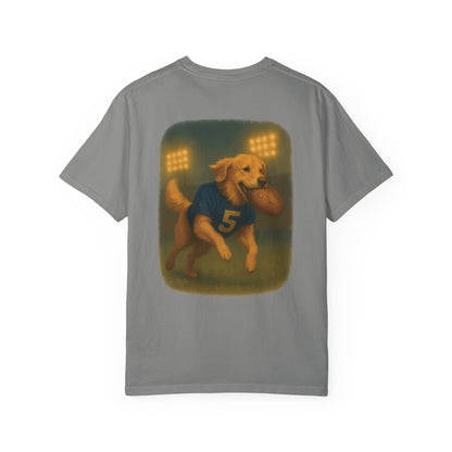 Stay Golden Football Tee – Comfort Colors® Garment Dyed Shirt