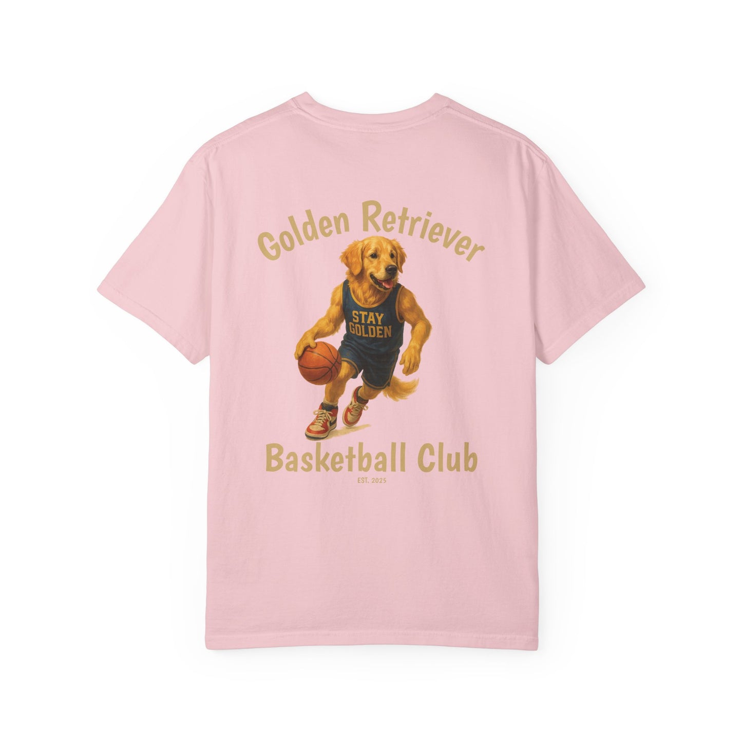 Golden Dribbler Tee – Comfort Colors® Garment Dyed Shirt