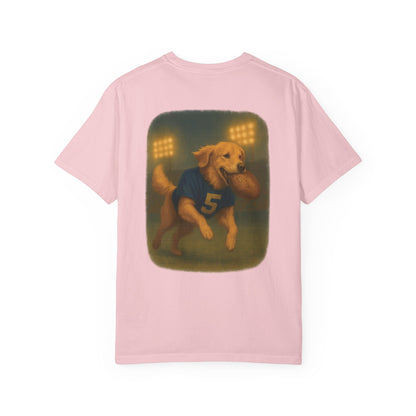 Stay Golden Football Tee – Comfort Colors® Garment Dyed Shirt