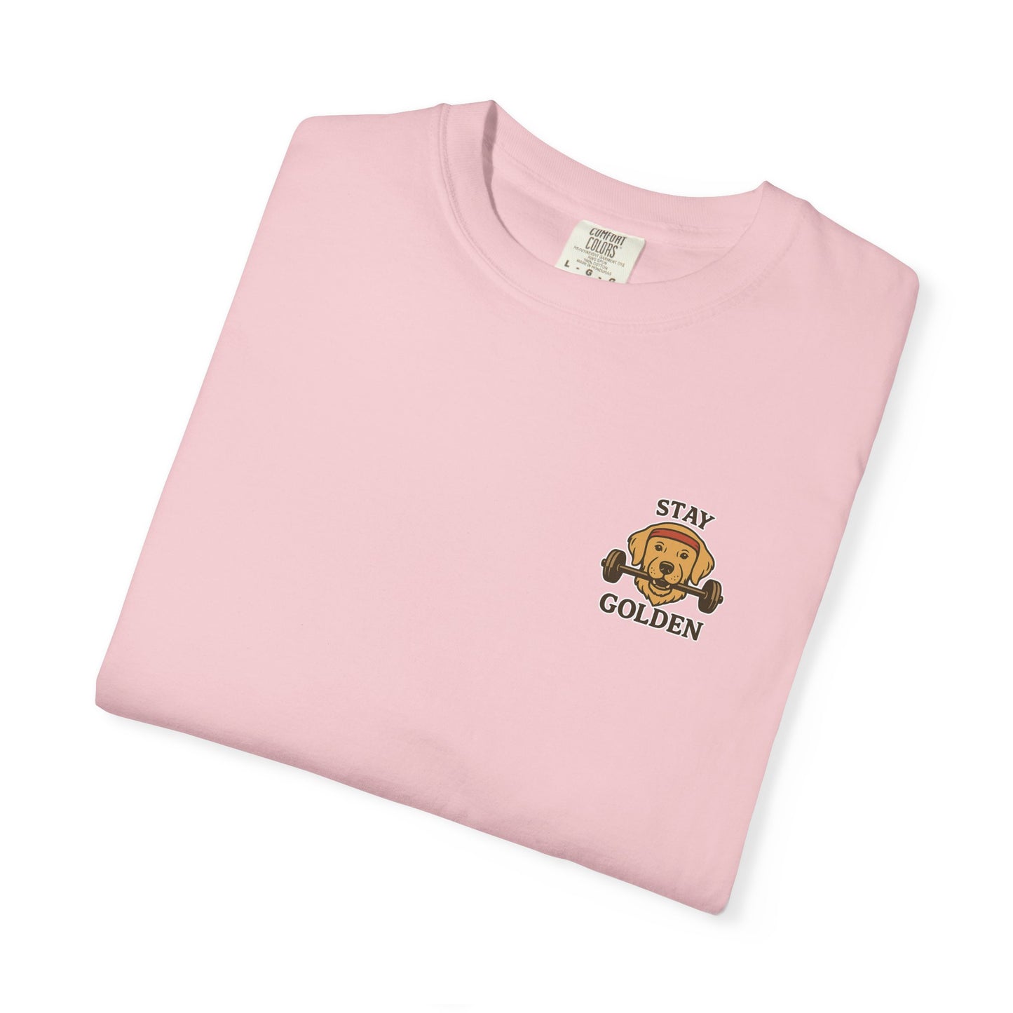 Gym Bro Barbell Golden Tee – Comfort Colors® Garment Dyed Shirt