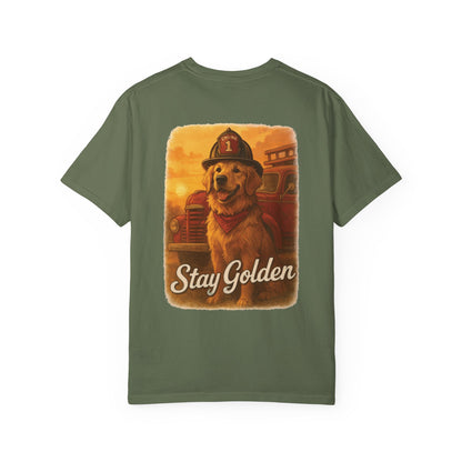 Firehouse Pup Tee – Comfort Colors® Garment Dyed Shirt