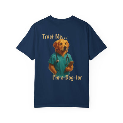 Golden Retriever Doctor Tee – Comfort Colors® Garment Dyed Shirt