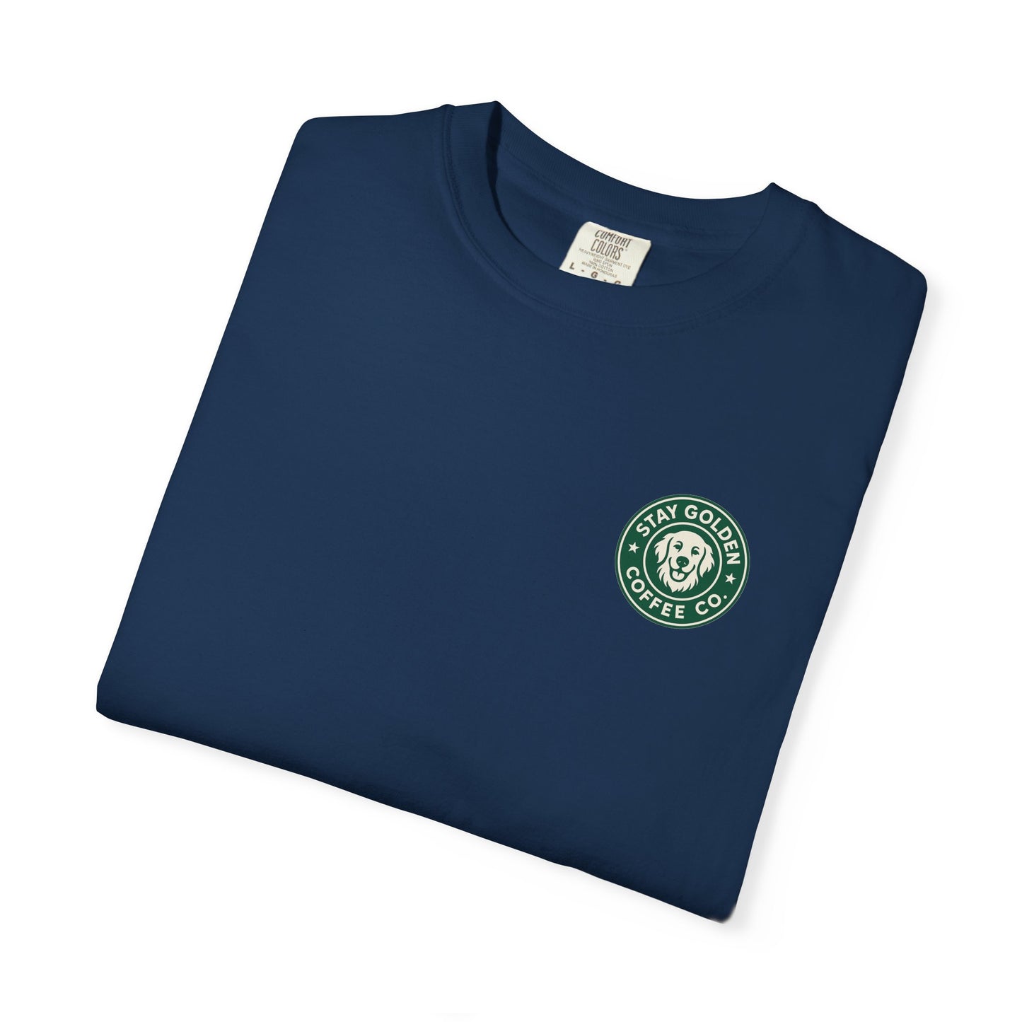 Coffee Break Pup Tee – Comfort Colors® Garment Dyed Shirt