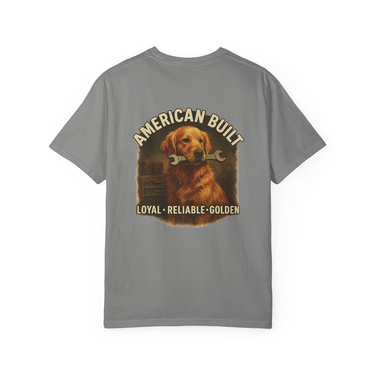 Golden Mechanic Tee – Comfort Colors® Garment Dyed Shirt