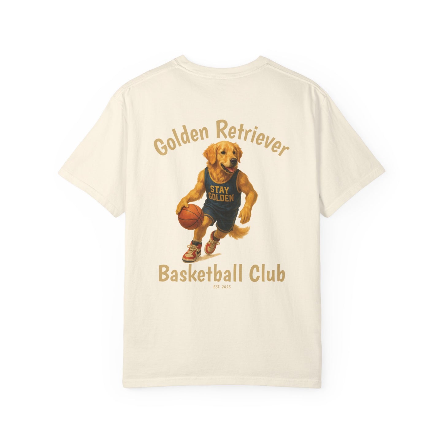 Golden Dribbler Tee – Comfort Colors® Garment Dyed Shirt