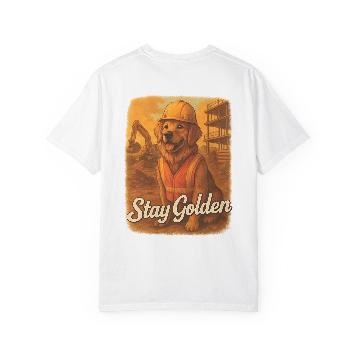 Hard Hat Pup Tee – Comfort Colors® Garment Dyed Shirt