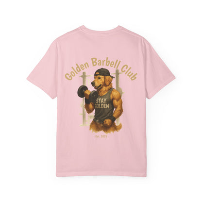 Gym Bro Barbell Golden Tee – Comfort Colors® Garment Dyed Shirt