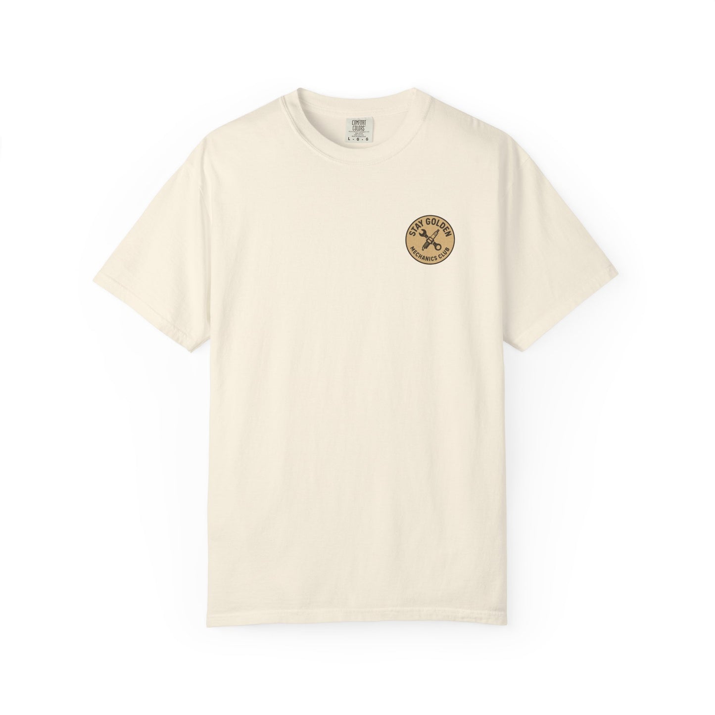 Golden Mechanic Tee – Comfort Colors® Garment Dyed Shirt