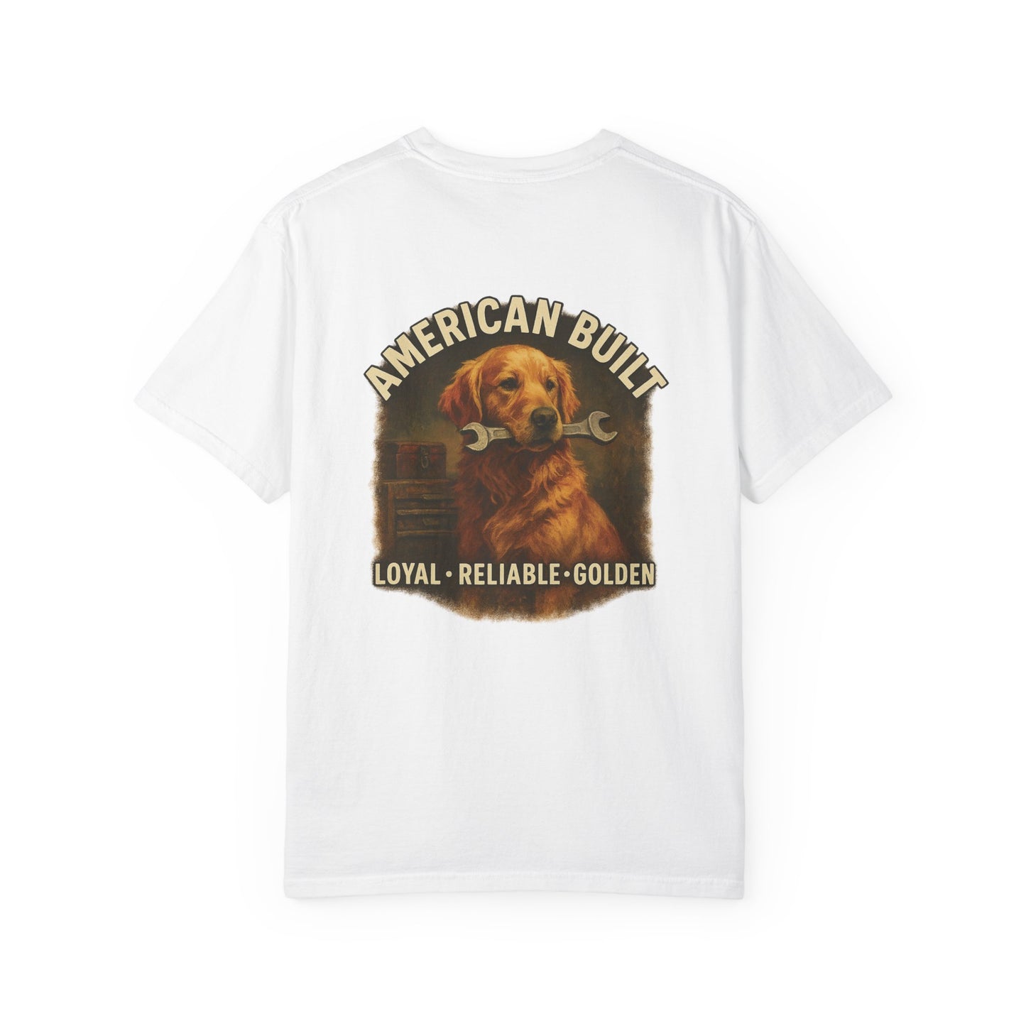 Golden Mechanic Tee – Comfort Colors® Garment Dyed Shirt