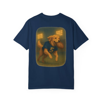 Stay Golden Football Tee – Comfort Colors® Garment Dyed Shirt