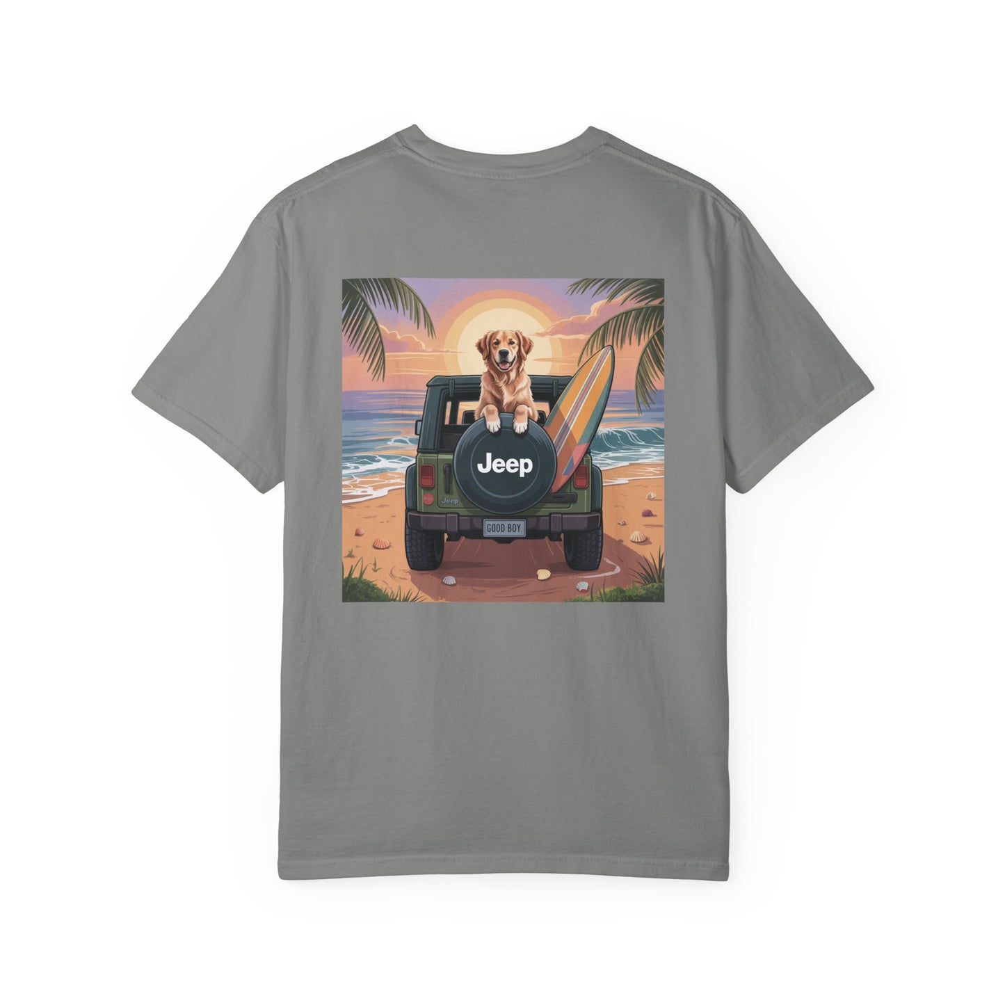 Beach Jeep Tee – Comfort Colors® Garment Dyed Shirt
