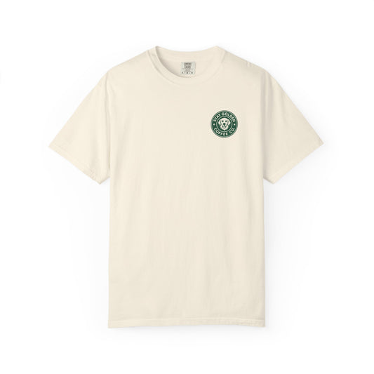 Coffee Break Pup Tee – Comfort Colors® Garment Dyed Shirt