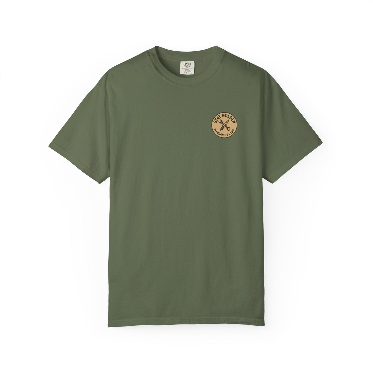 Golden Mechanic Tee – Comfort Colors® Garment Dyed Shirt