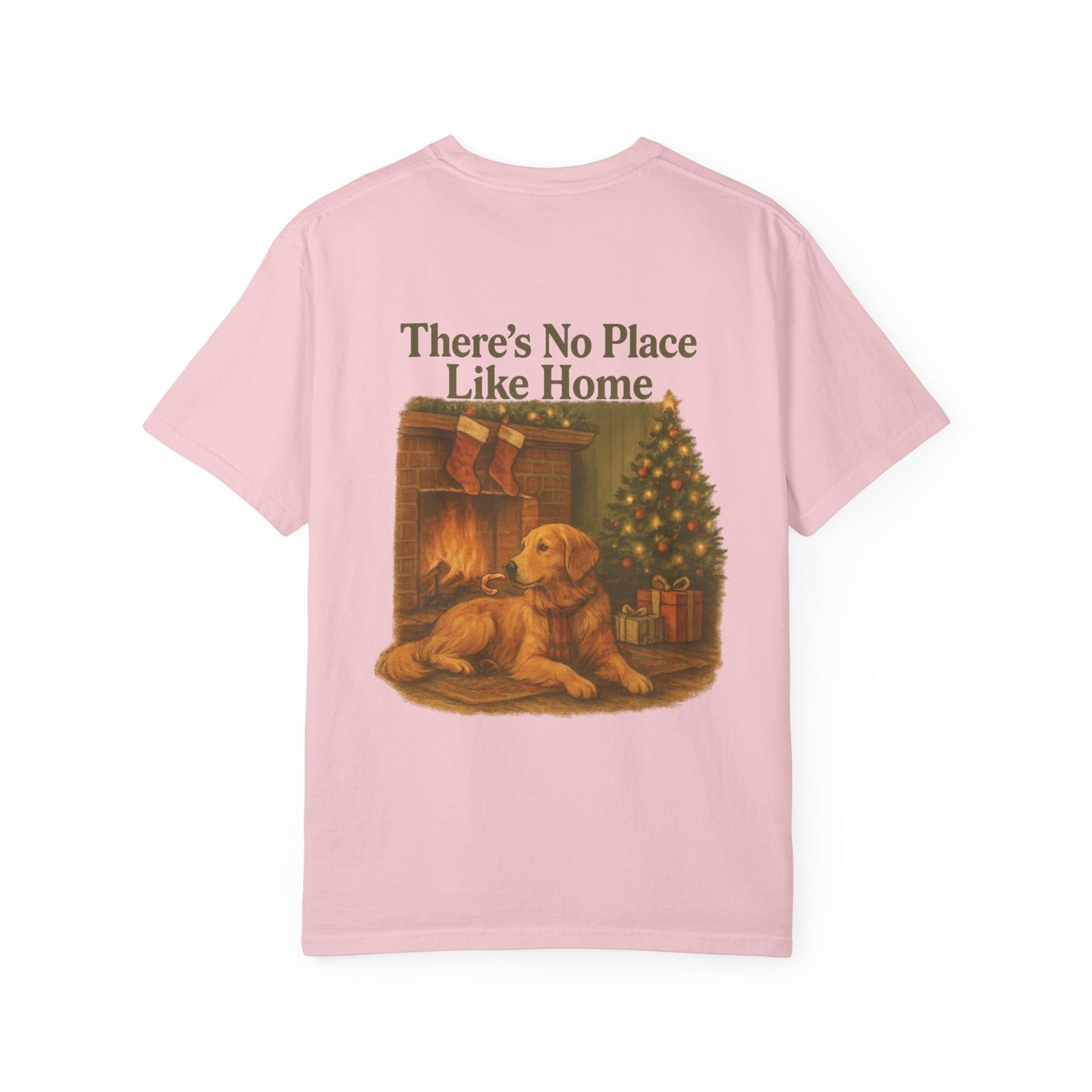 No Place Like Home Tee – Christmas Comfort Colors® Garment Dyed Shirt