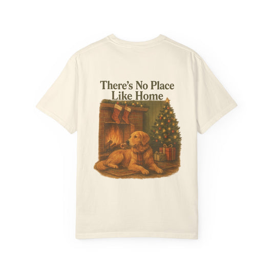 No Place Like Home Tee – Christmas Comfort Colors® Garment Dyed Shirt