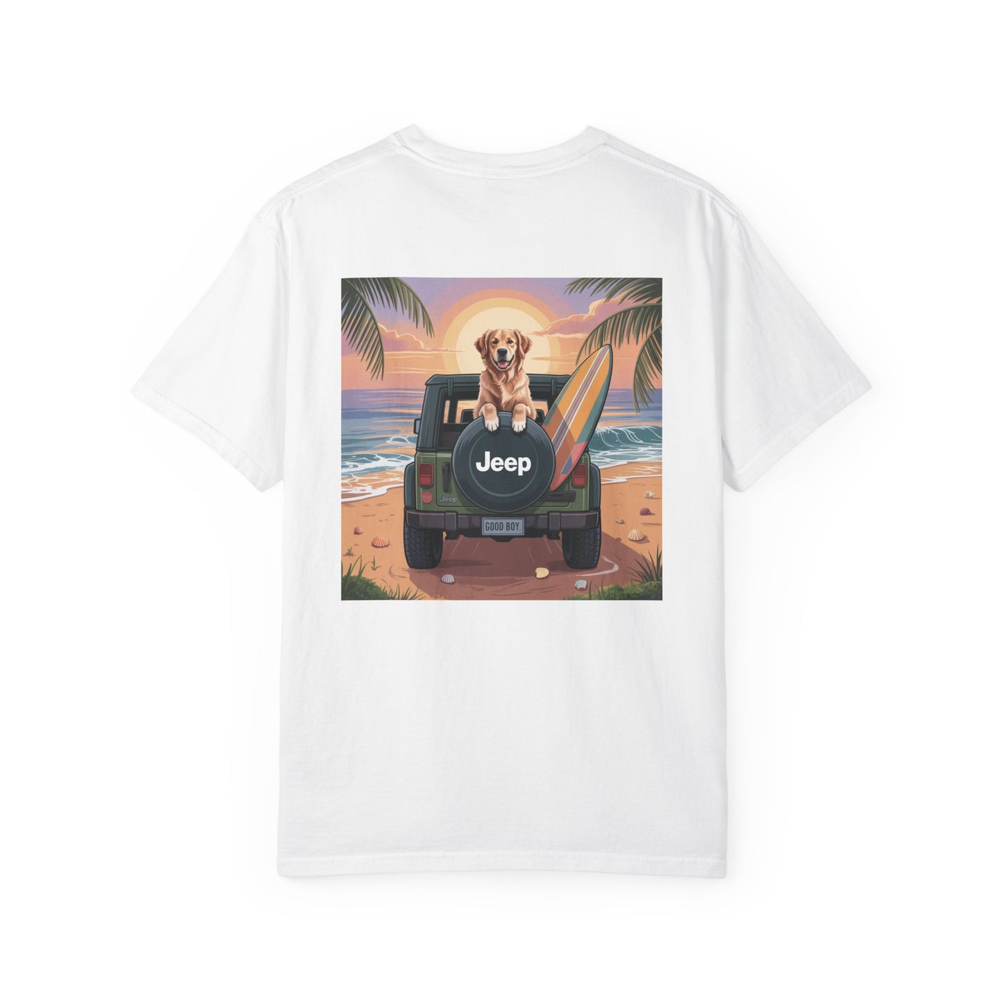 Beach Jeep Tee – Comfort Colors® Garment Dyed Shirt