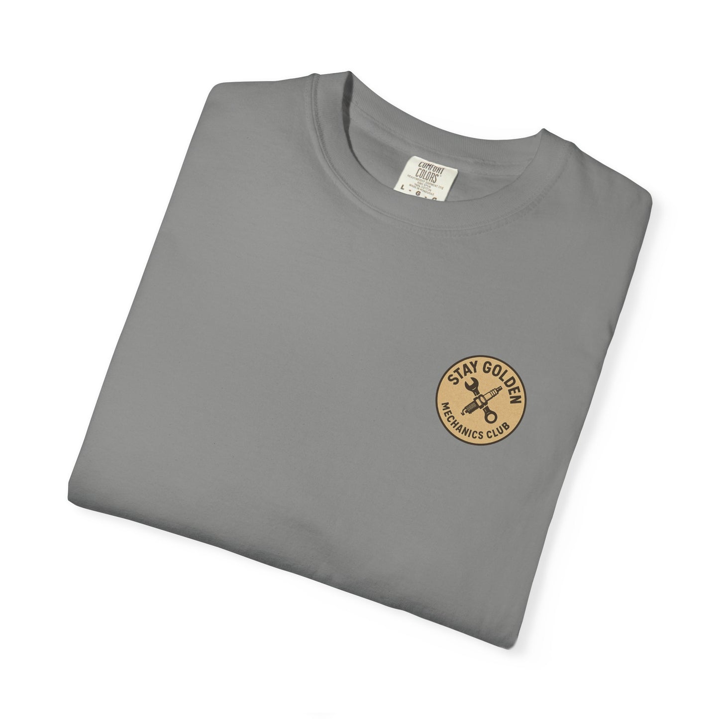 Golden Mechanic Tee – Comfort Colors® Garment Dyed Shirt