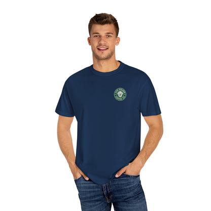 Coffee Break Pup Tee – Comfort Colors® Garment Dyed Shirt