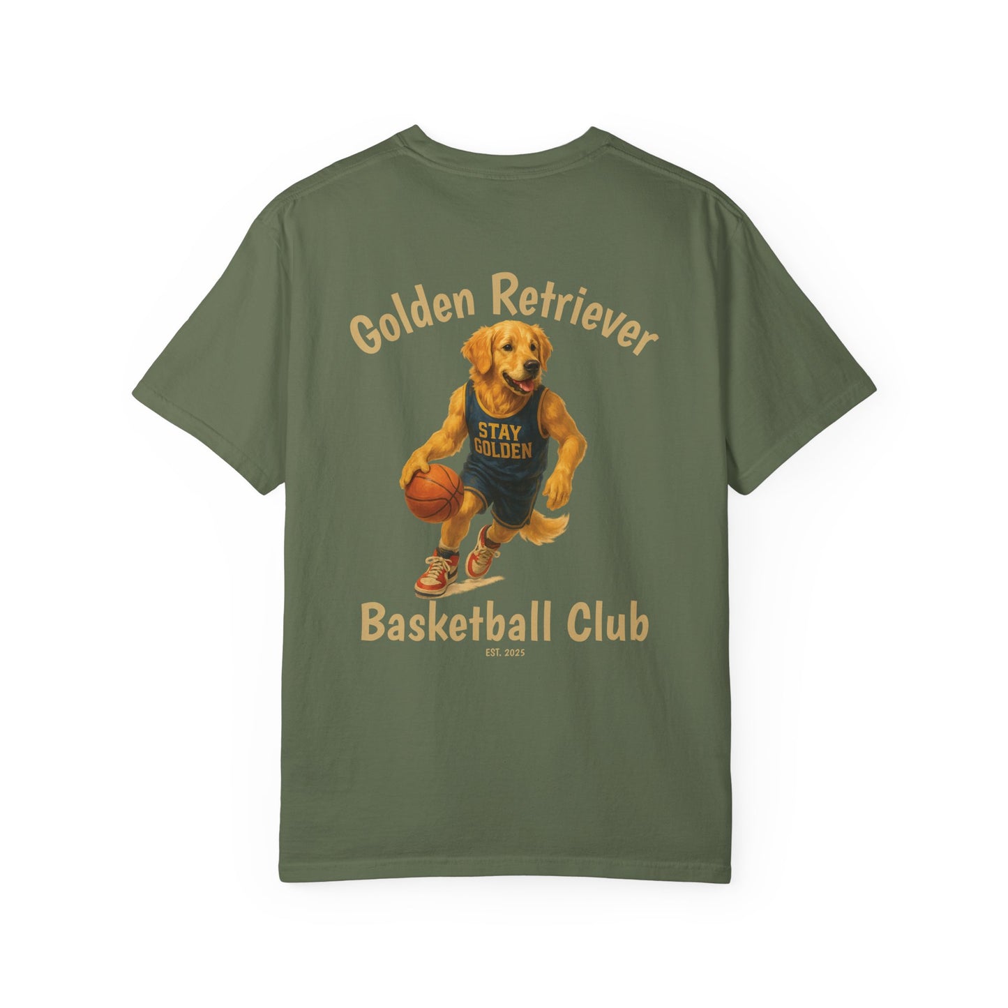 Golden Dribbler Tee – Comfort Colors® Garment Dyed Shirt